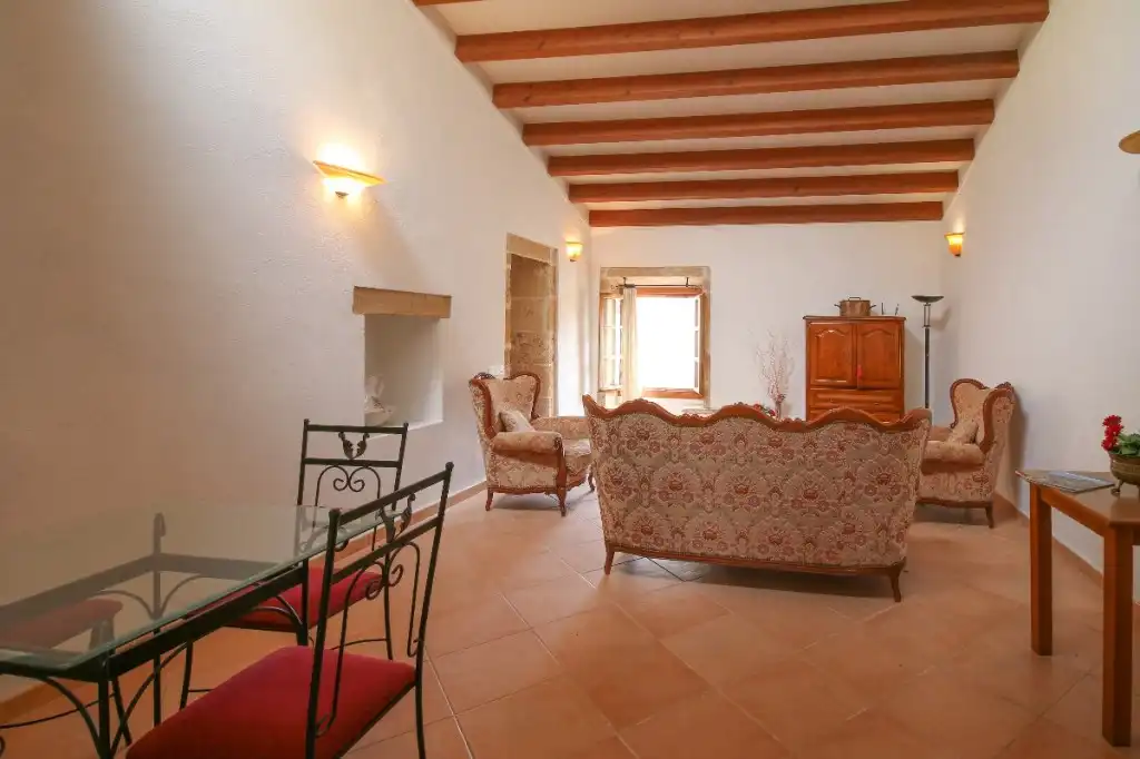 Living room of Detached homes for sale in Alcúdia  with Air Conditioner, Terrace and Furnished