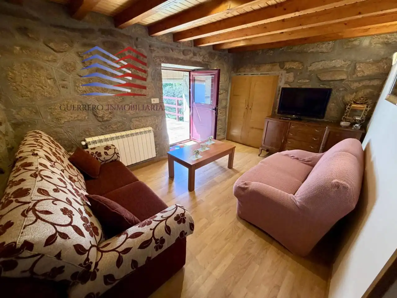 Sala d'estar de Casa o xalet de lloguer en Ourense Capital  amb Calefacció, Jardí privat i Terrassa