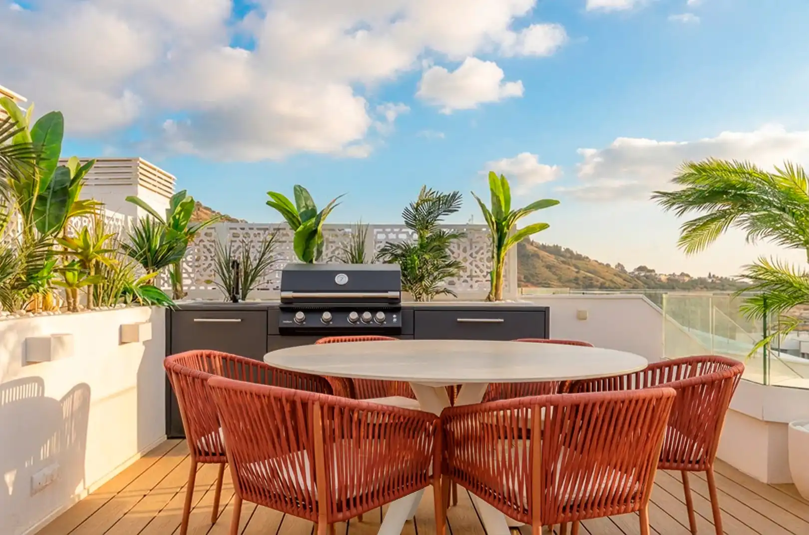 Terrace of Attic for sale in Málaga  with Air Conditioner, Terrace and Swimming Pool
