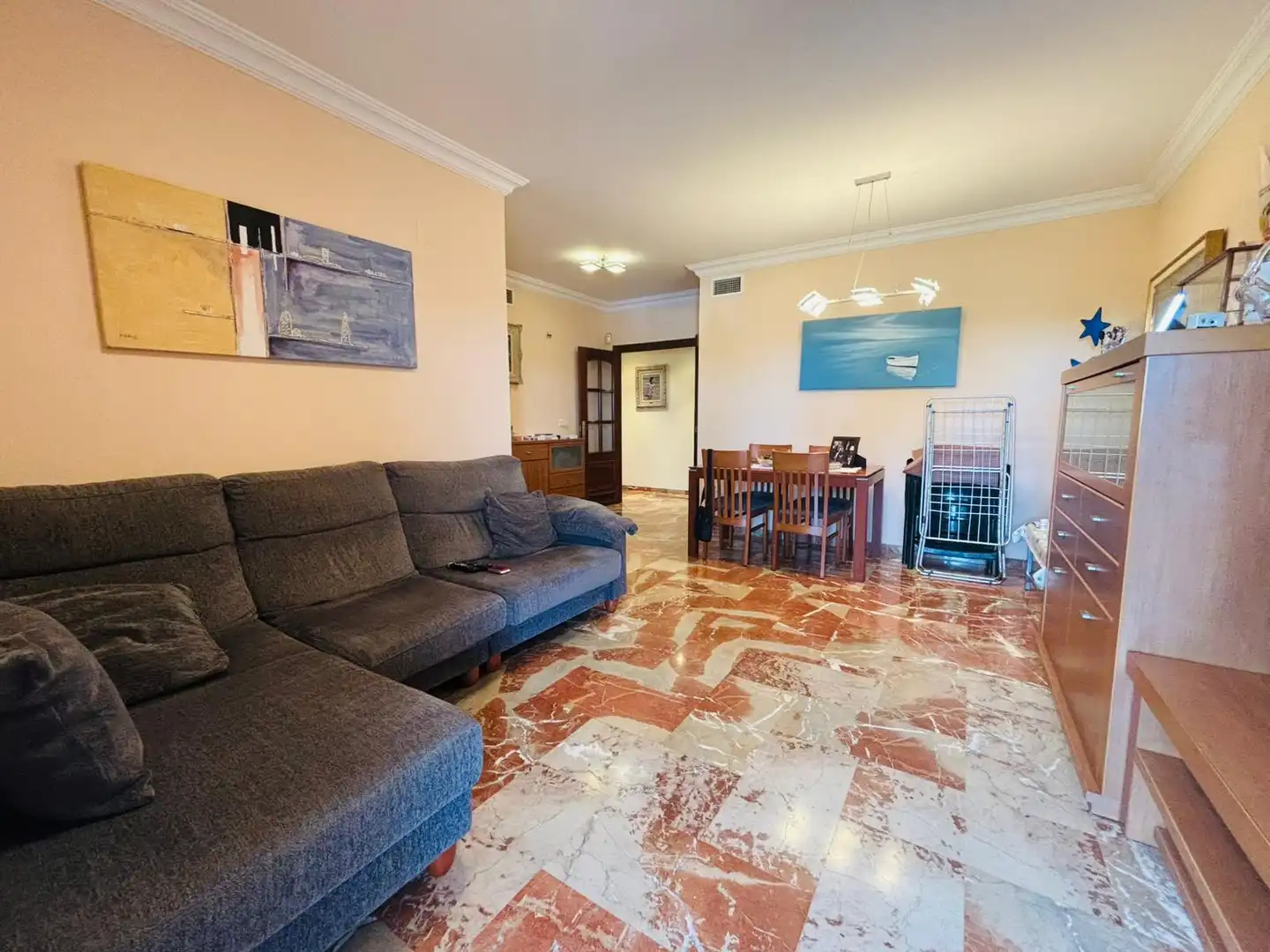 Sala de estar de Piso en venta en Salou con Aire acondicionado, Terraza y Trastero