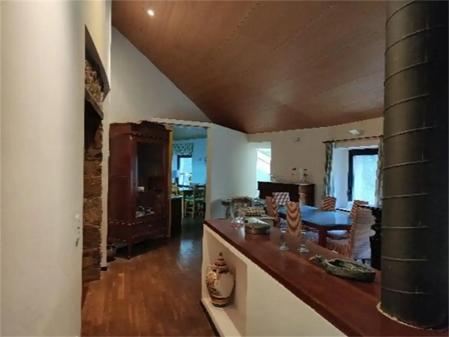 Comedor de Piso en venta en Santa Pau con Jardín privado, Parquet y Trastero