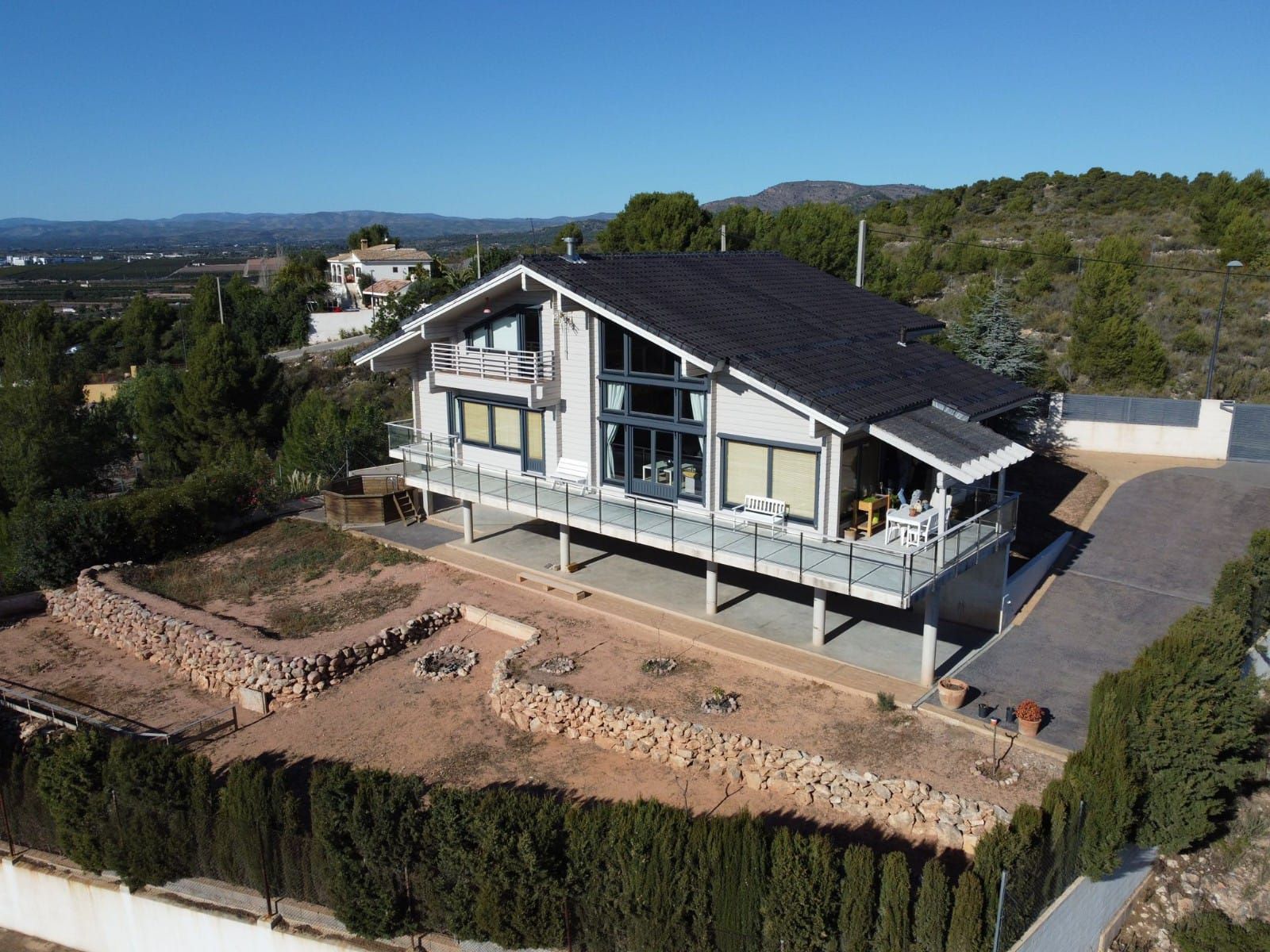 Exterior view of House or chalet for sale in Olocau  with Private garden, Storage room and Furnished