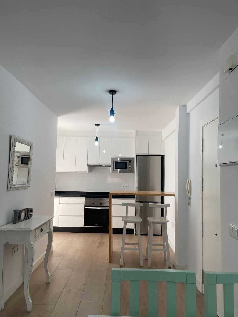 Kitchen of Flat to rent in Plasencia  with Air Conditioner, Terrace and Furnished