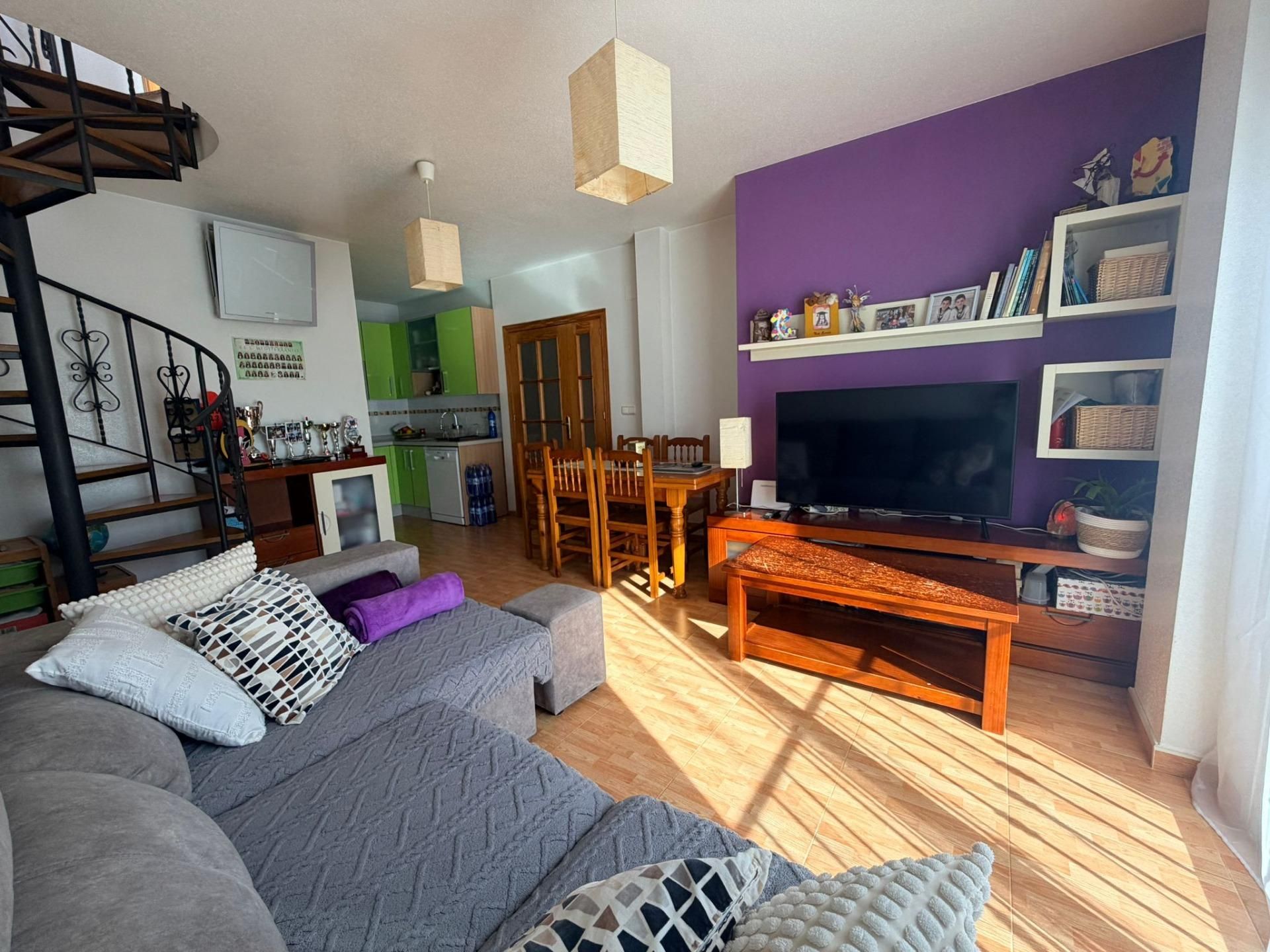 Wohnzimmer von Maisonette zum Verkauf in Torre-Pacheco mit Klimaanlage, Terrasse und Möbliert