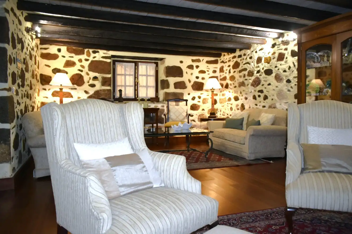 Sala de estar de Casa adosada en venta en Teror con Parquet, Terraza y Amueblado