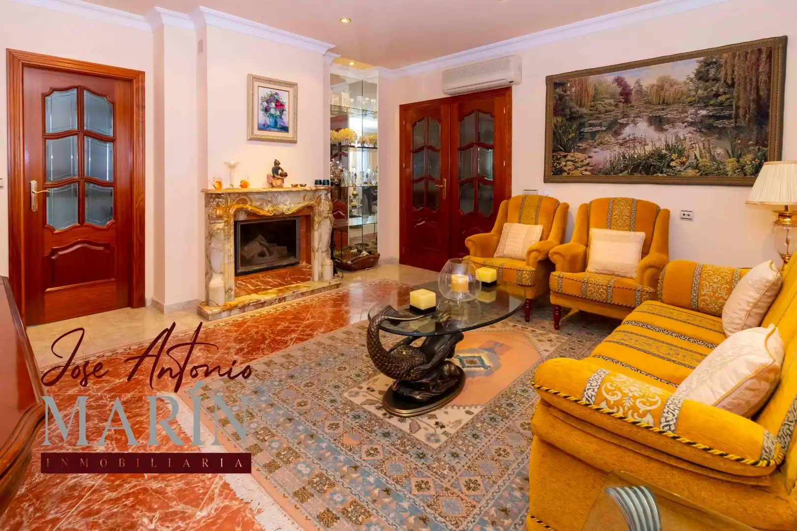 Sala de estar de Casa o chalet en venta en Salvatierra de los Barros con Aire acondicionado, Terraza y Trastero