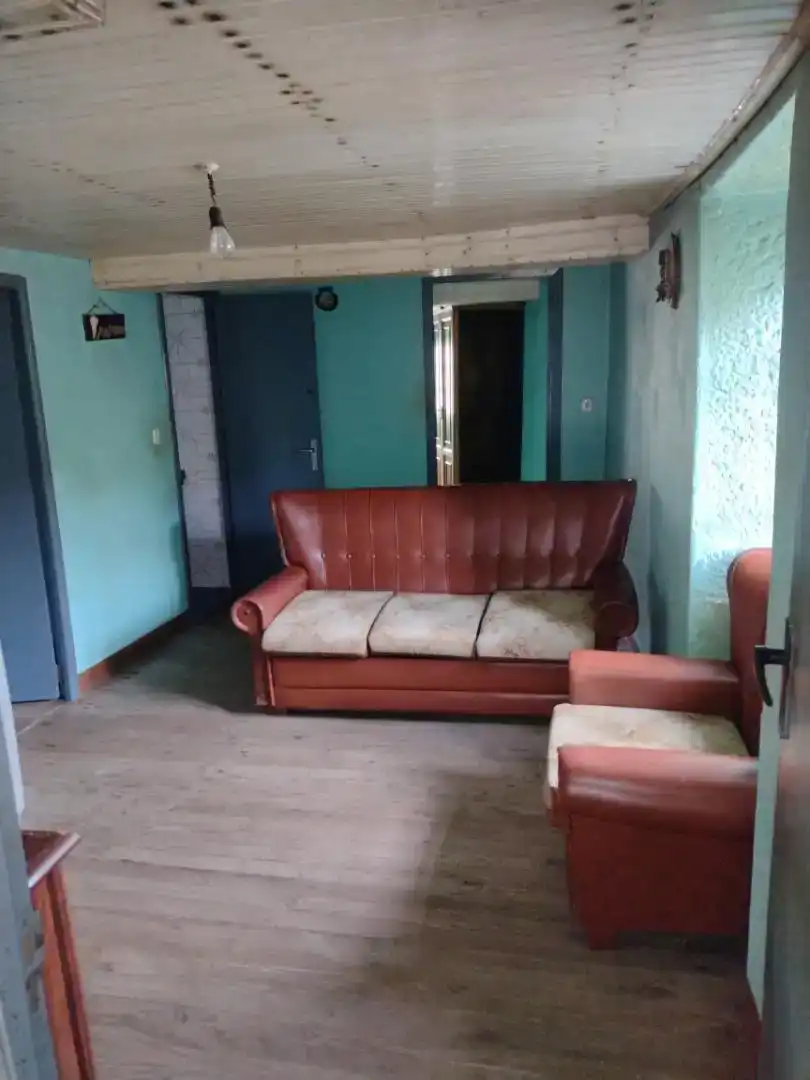 Sala de estar de Finca rústica en venta en Lalín con Jardín privado, Trastero y Amueblado