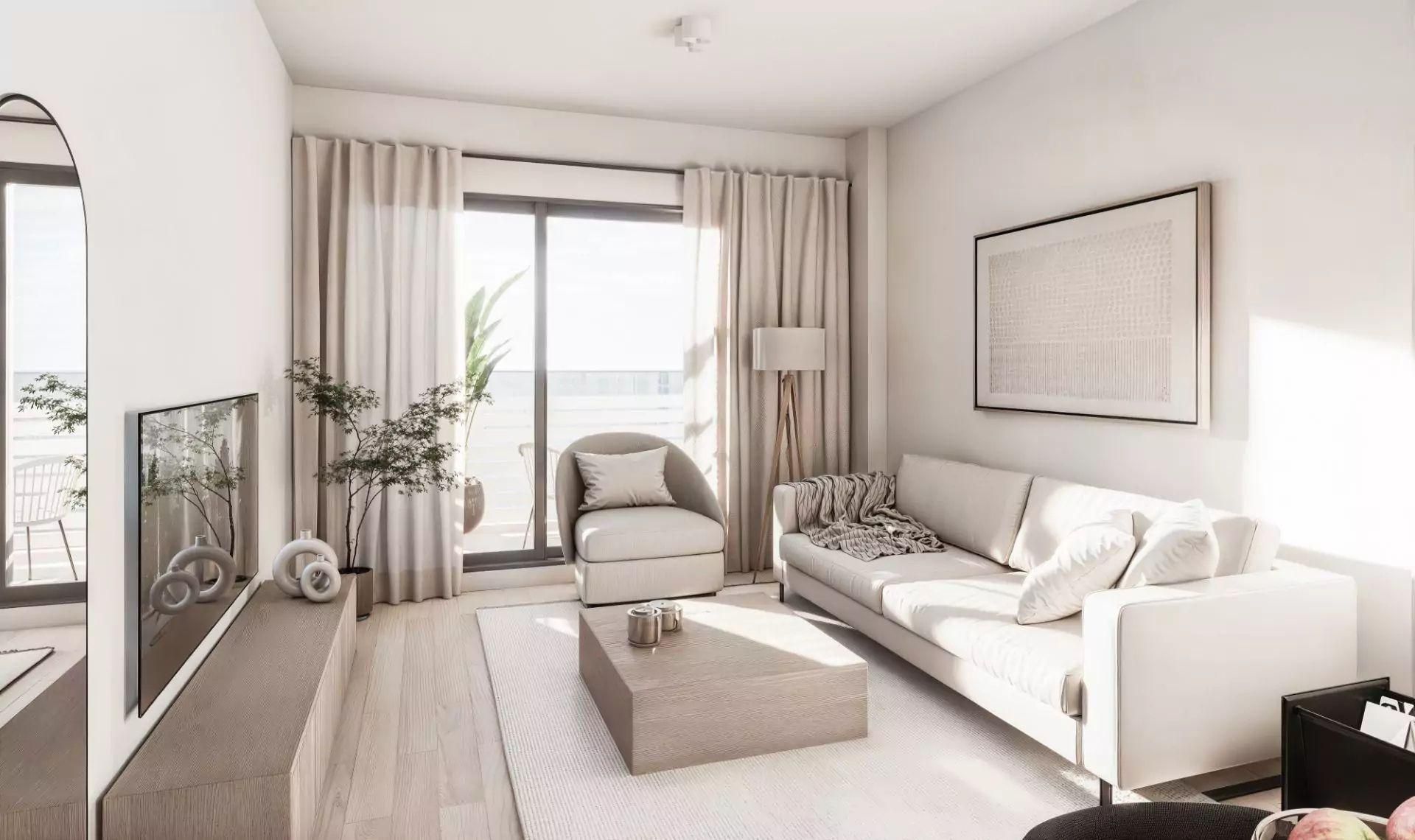 Living room of Flat for sale in  Granada Capital  with Terrace, Storage room and Community pool