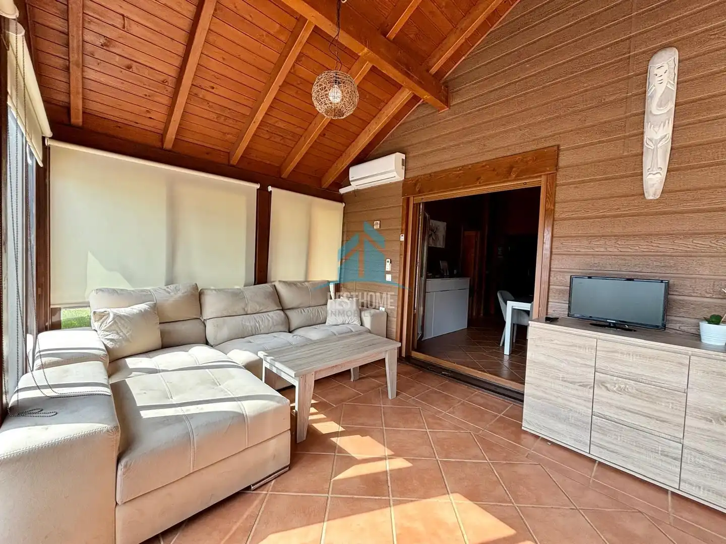 Sala d'estar de Casa o xalet en venda en Palma de Gandia amb Calefacció, Jardí privat i Terrassa