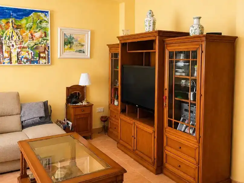 Sala de estar de Casa o chalet en venta en Cartagena con Aire acondicionado, Jardín privado y Parquet