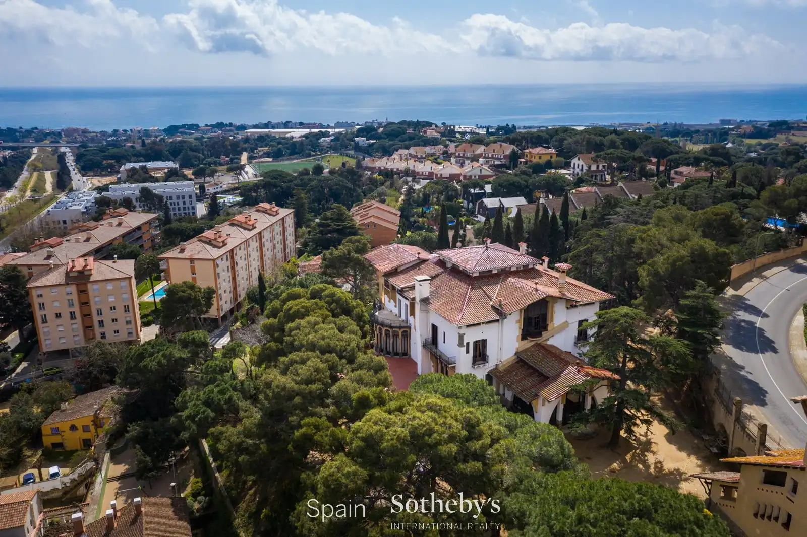 Vista exterior de Finca rústica en venda en Sant Andreu de Llavaneres amb Calefacció, Jardí privat i Terrassa