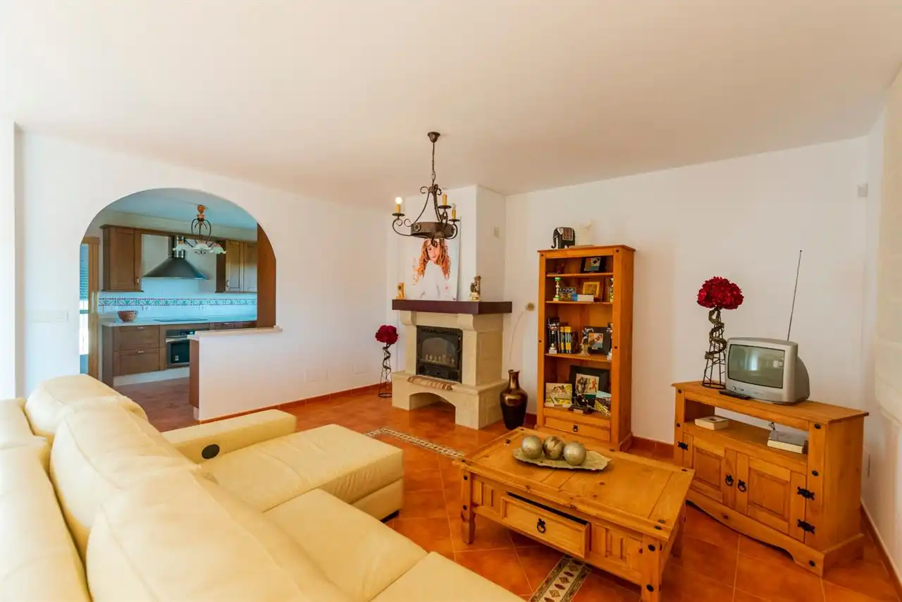 Living room of Houses for sale in Lorca  with Private garden, Storage room and Furnished