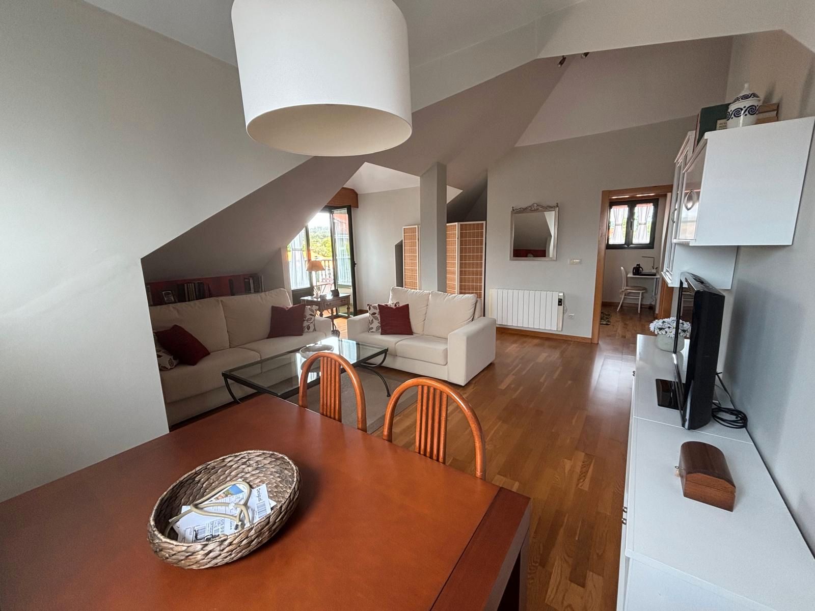 Living room of Attic for sale in Ares  with Heating, Terrace and Storage room