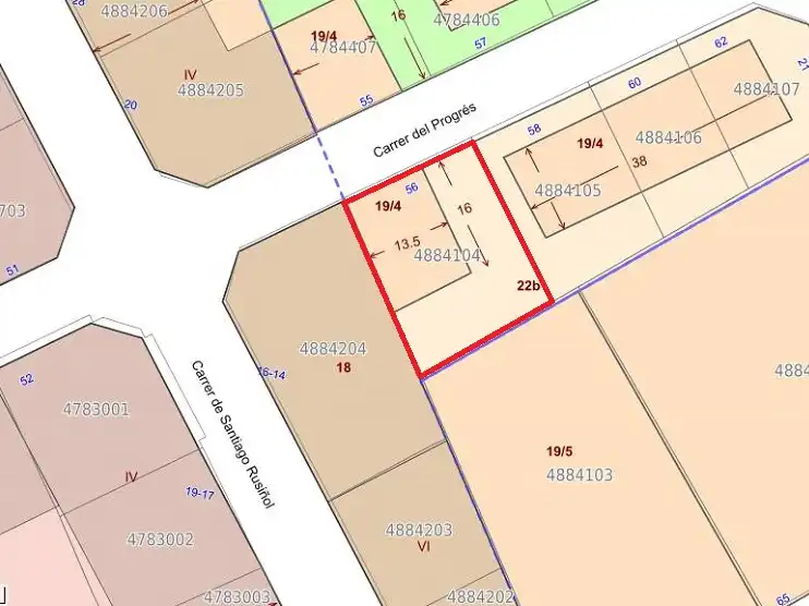 Residential land for sale in Carrer Santiago Rusiñol, imagen 3