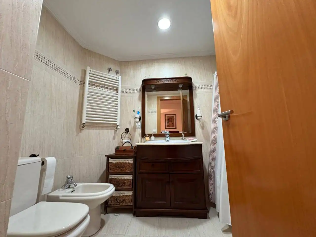Badezimmer von Maisonette zum Verkauf in Castalla mit Klimaanlage, Heizung und Terrasse