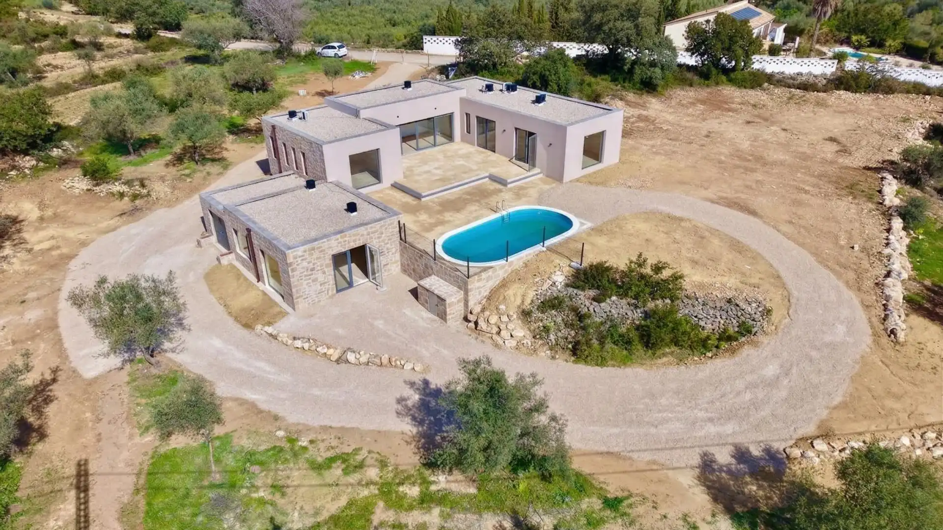 Exterior view of Houses for sale in San Jorge / Sant Jordi  with Air Conditioner, Private garden and Terrace