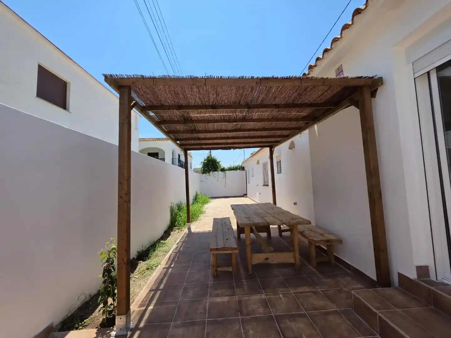 Terrassa de Casa o xalet de lloguer en Dénia amb Aire condicionat, Jardí privat i Traster
