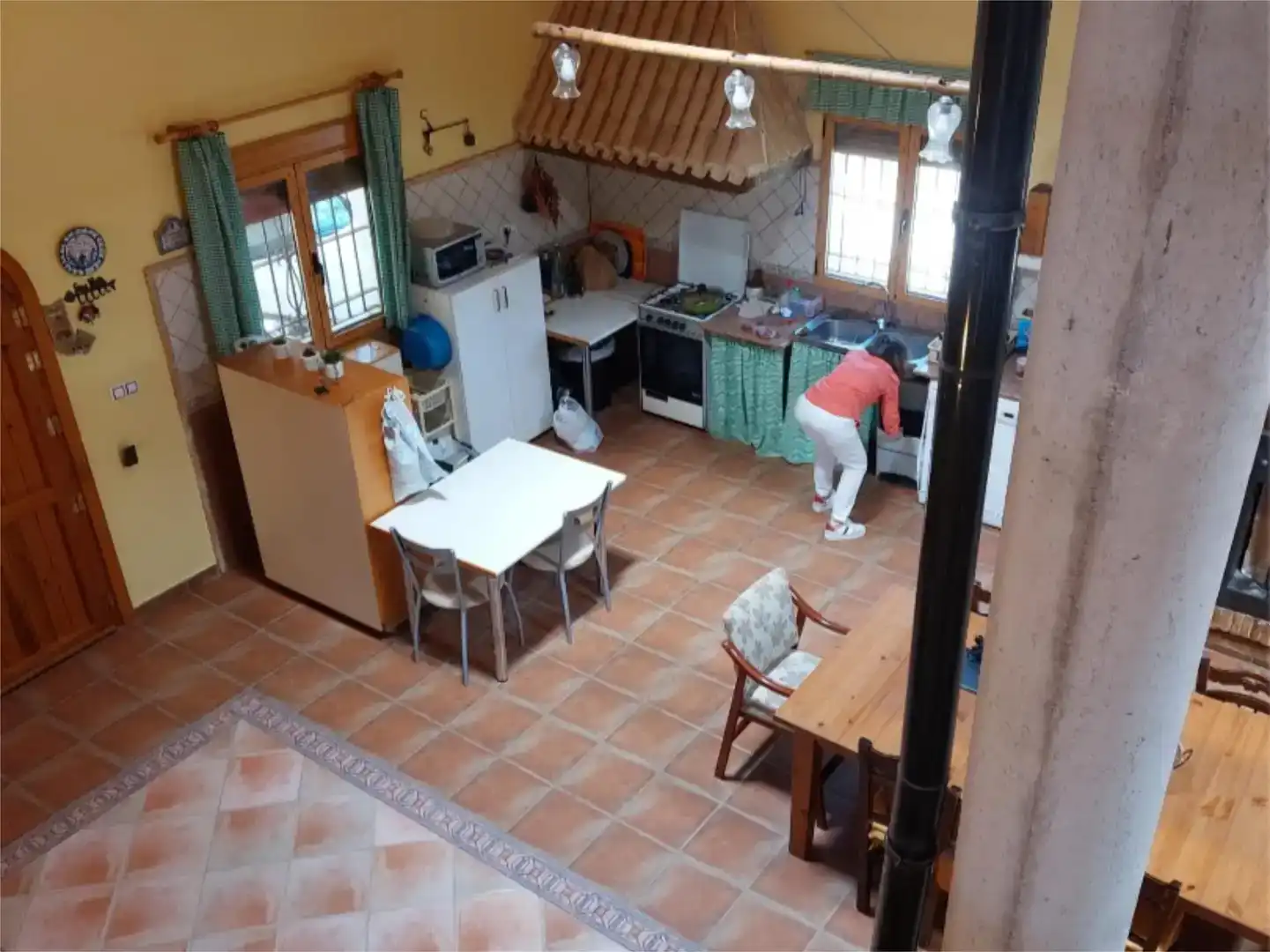 Küche von Country house zum Verkauf in Bullas mit Schwimmbad und Balkon