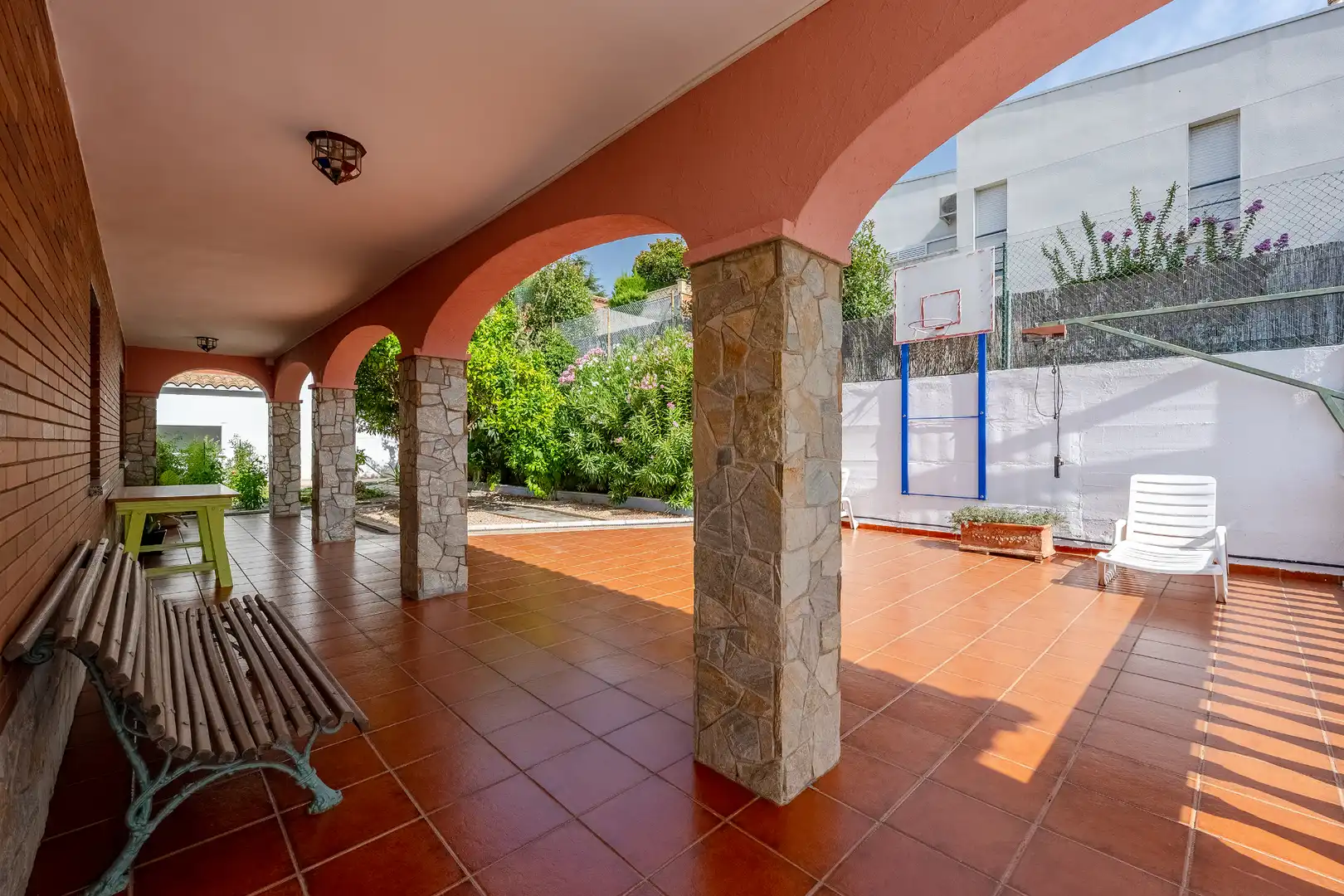 Terraza de Casa o chalet en venta en Badalona con Aire acondicionado, Calefacción y Jardín privado