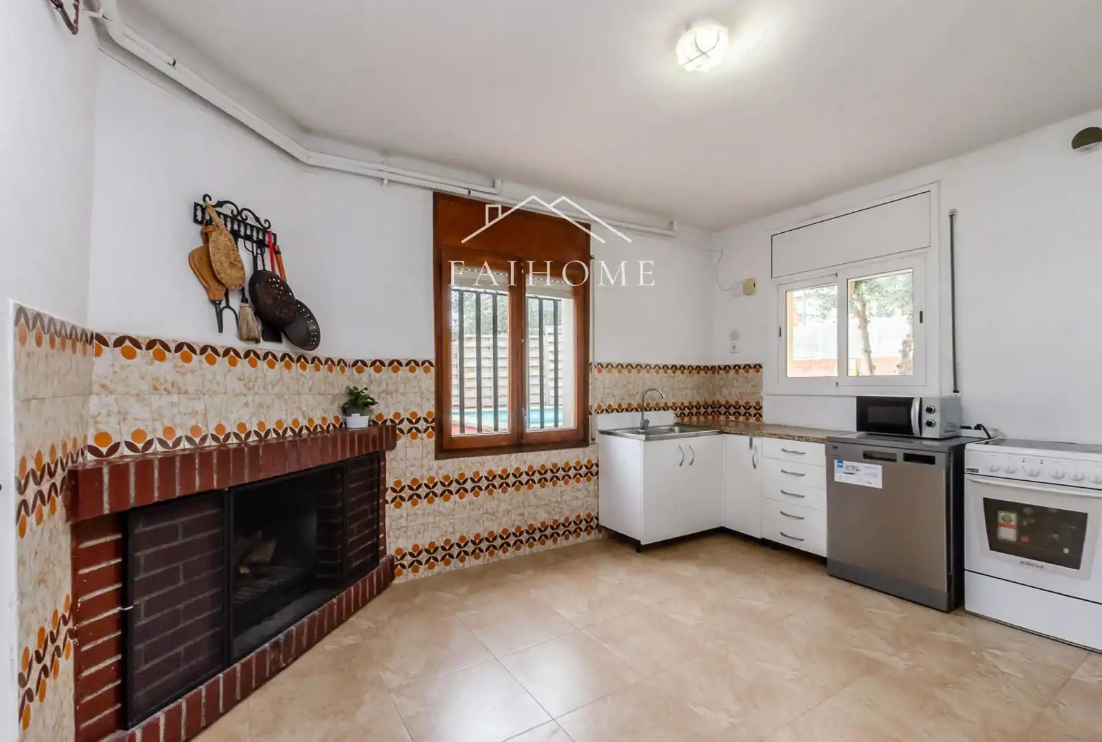 Cocina de Casa o chalet en venta en Lliçà d'Amunt con Aire acondicionado, Calefacción y Parquet