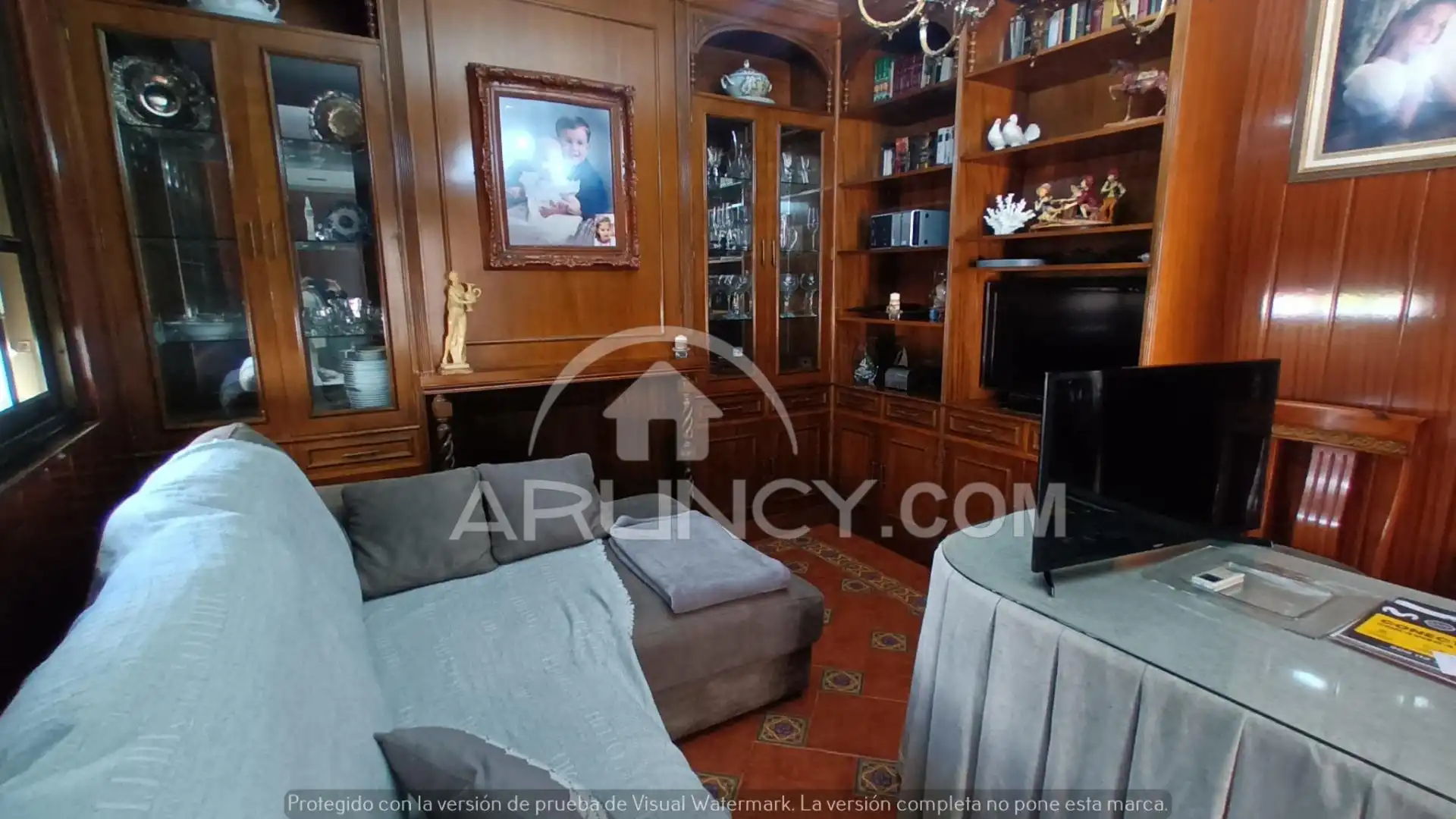 Sala d'estar de Casa o xalet en venda en Alcalá de Guadaira amb Aire condicionat, Calefacció i Jardí privat