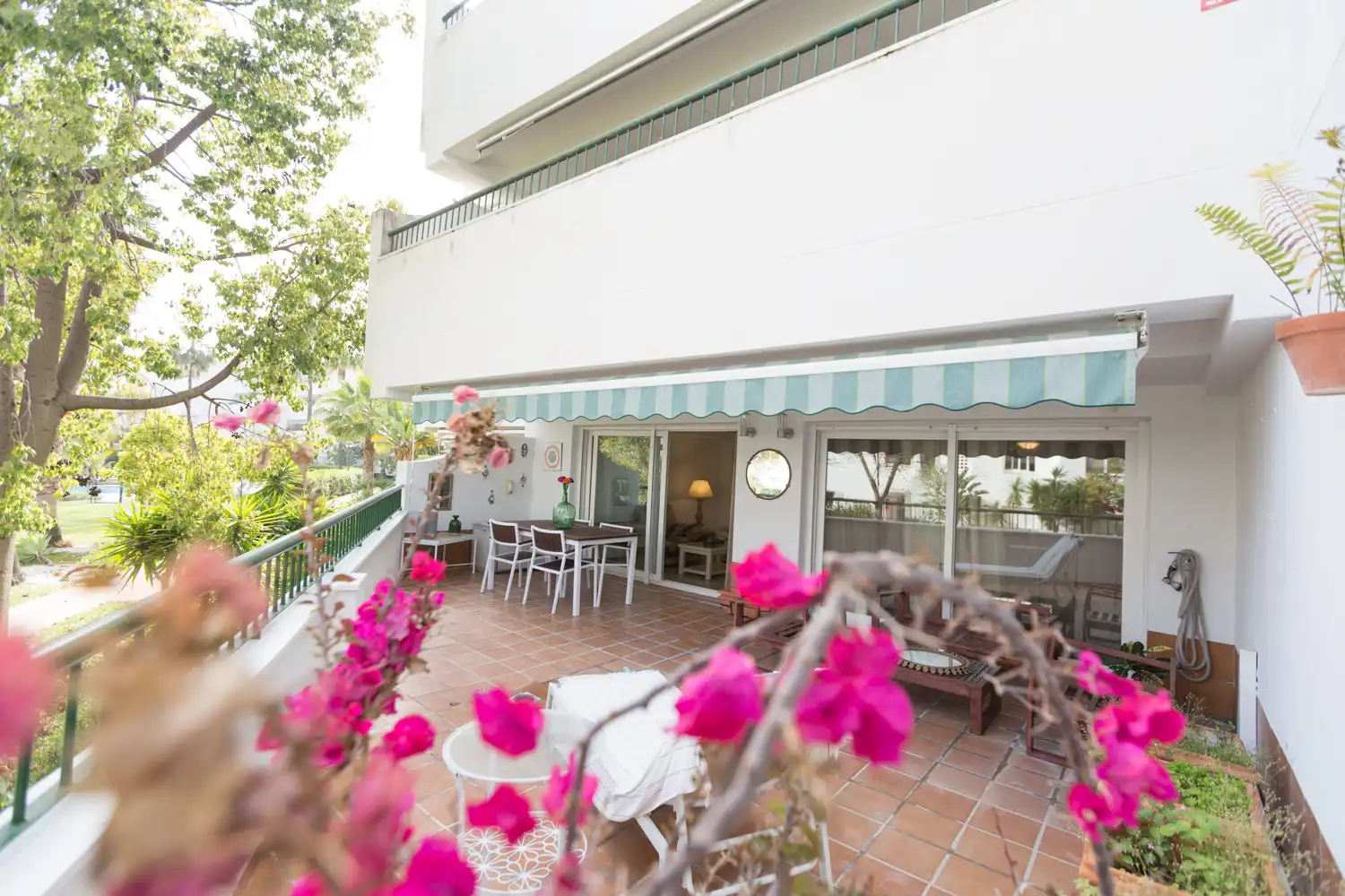 Terrassa de Planta baixa de lloguer en Marbella amb Terrassa, Traster i Piscina