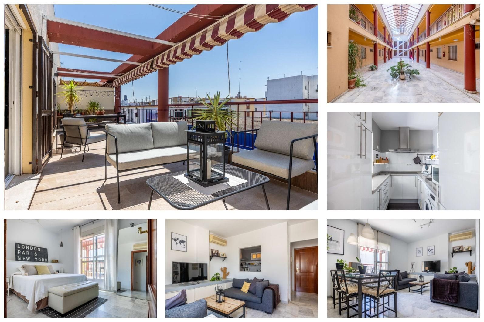 Exterior view of Flat for sale in Camas  with Air Conditioner, Heating and Terrace