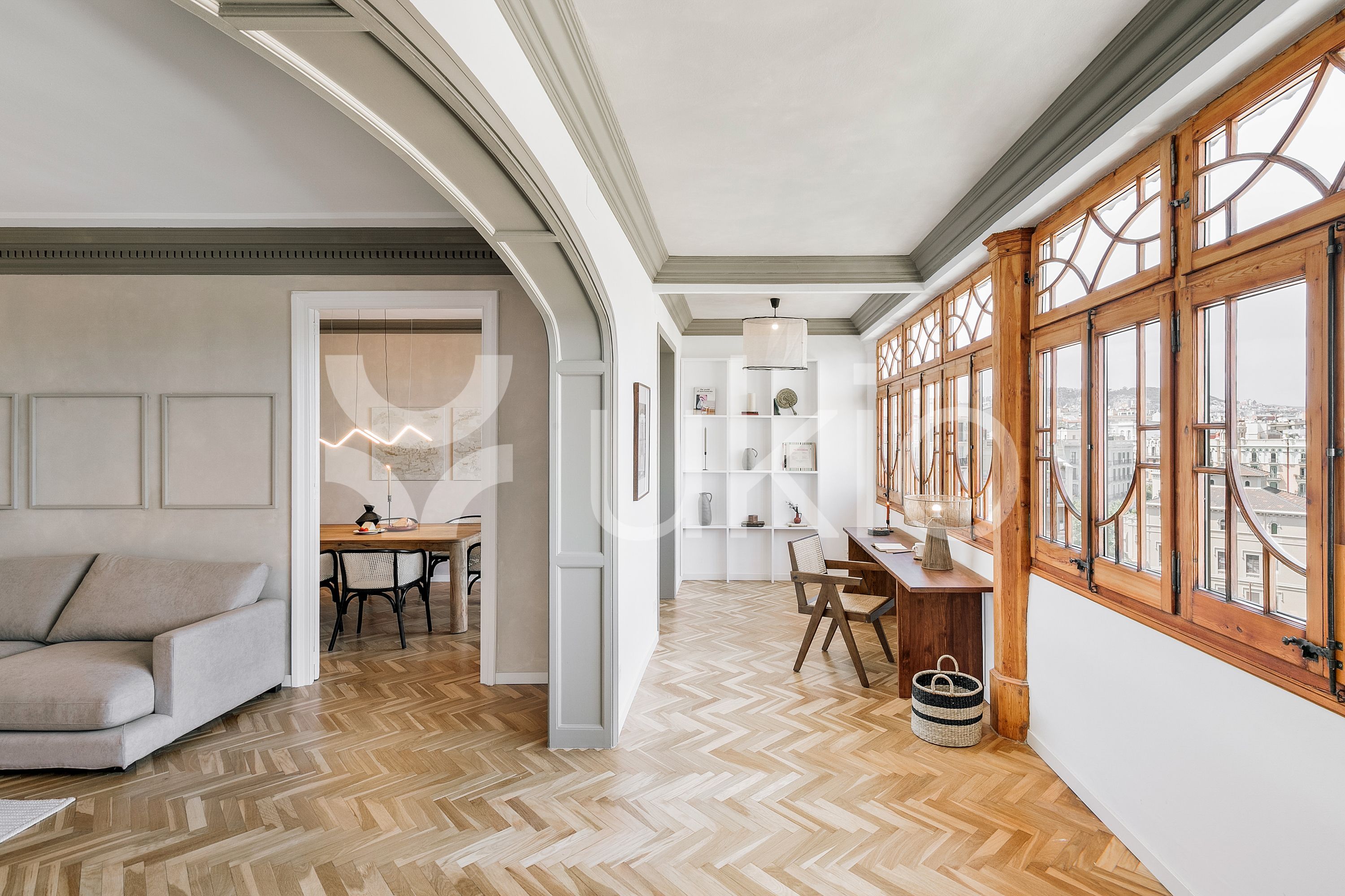 Apartment to rent in  Barcelona Capital  with Air Conditioner, Heating and Furnished