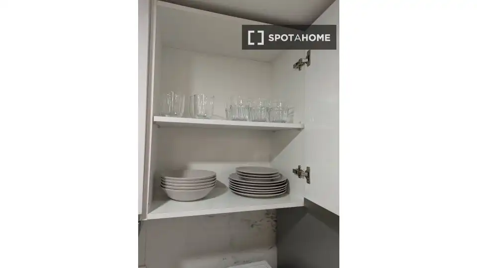 Cocina de Piso de alquiler en Madrid con Aire acondicionado, Calefacción y Amueblado