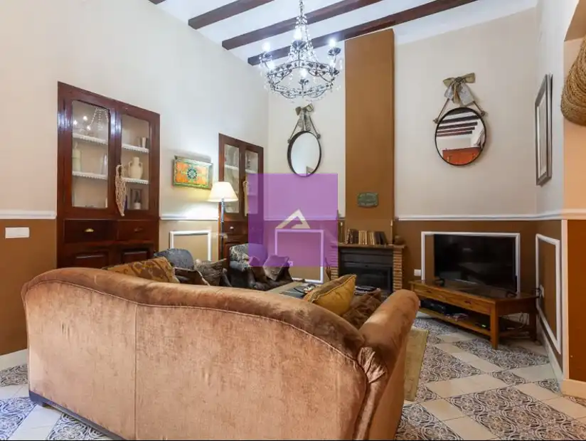 Sala de estar de Casa o chalet en venta en Alzira con Aire acondicionado, Terraza y Trastero