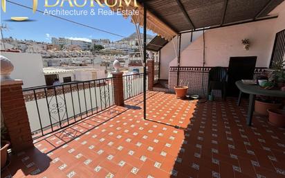 Exterior view of Single-family semi-detached for sale in Benalmádena  with Air Conditioner and Terrace