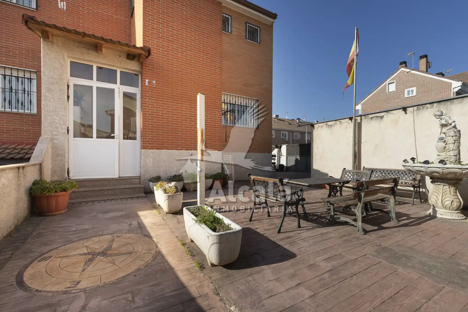 Terraza de Casa adosada en venta en Azuqueca de Henares con Aire acondicionado, Calefacción y Piscina