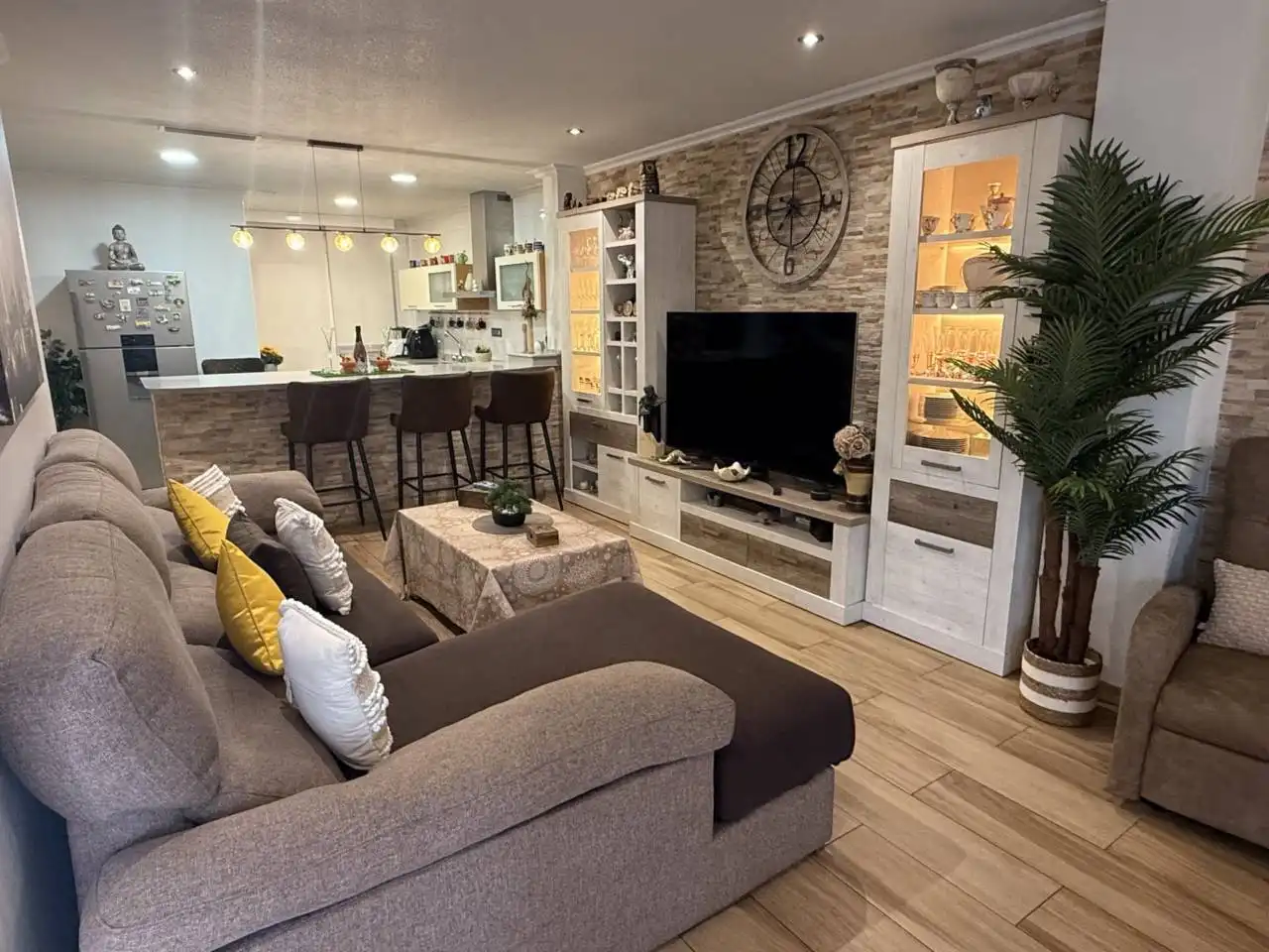Sala de estar de Dúplex en venta en Elche / Elx con Aire acondicionado, Terraza y Trastero