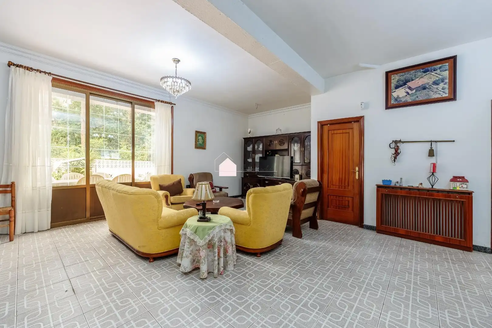 Sala de estar de Casa o chalet en venta en Gondomar con Calefacción, Jardín privado y Trastero