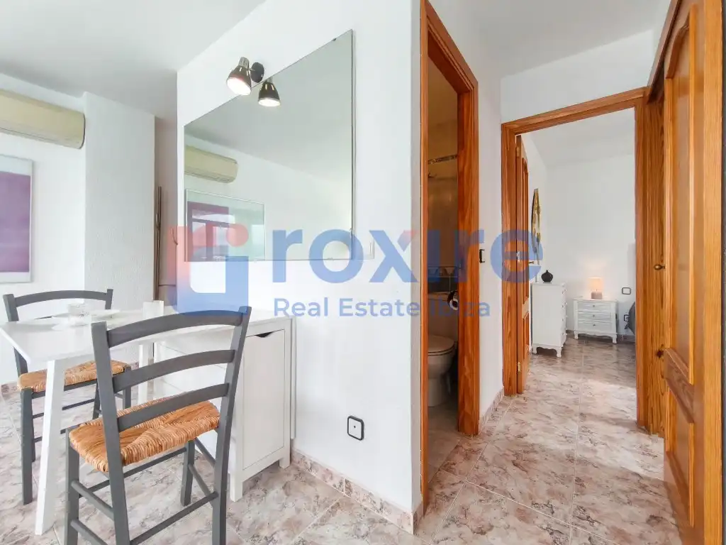 Schlafzimmer von Wohnung zur Miete in Sant Antoni de Portmany mit Klimaanlage, Terrasse und Möbliert