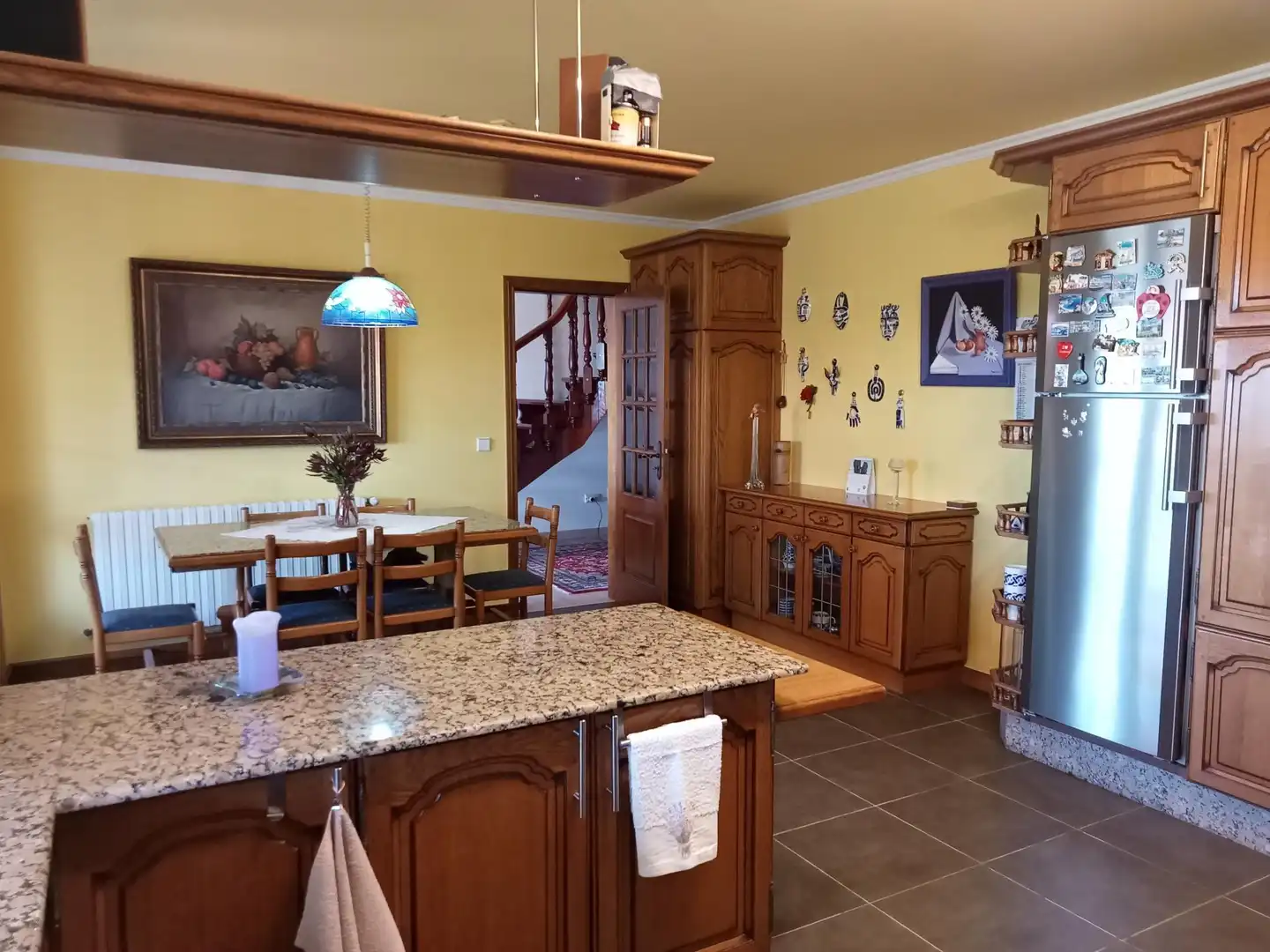 Cocina de Casa o chalet en venta en Vilagarcía de Arousa con Calefacción, Piscina y Balcón