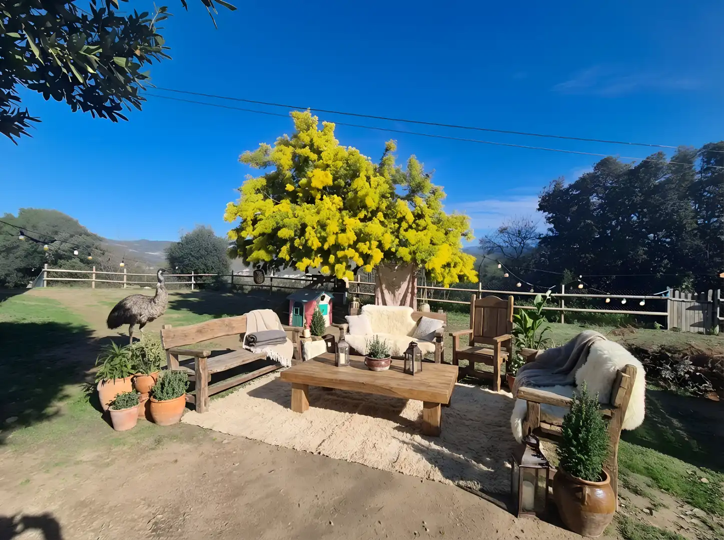 Terraza de Finca rústica en venta en Santa Eulàlia de Ronçana con Aire acondicionado, Calefacción y Jardín privado
