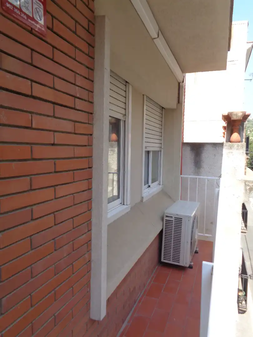 Terraza de Piso de alquiler en Barcelona con Lavadora y Balcón