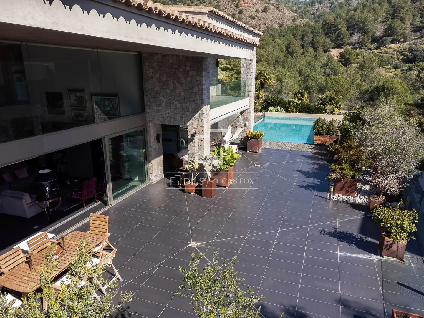 Terraza de Casa o chalet en venta en Sagunto / Sagunt con Aire acondicionado, Calefacción y Jardín privado