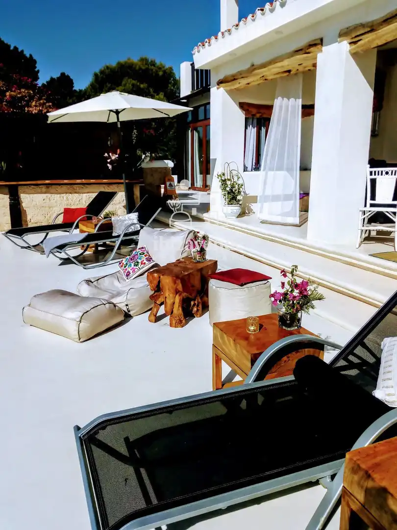 Terrace of Houses for sale in Santa Eulària des Riu  with Air Conditioner, Private garden and Terrace