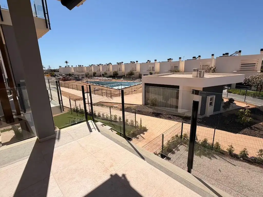 Terraza de Apartamento en venta en Torre-Pacheco con Aire acondicionado y Piscina comunitaria