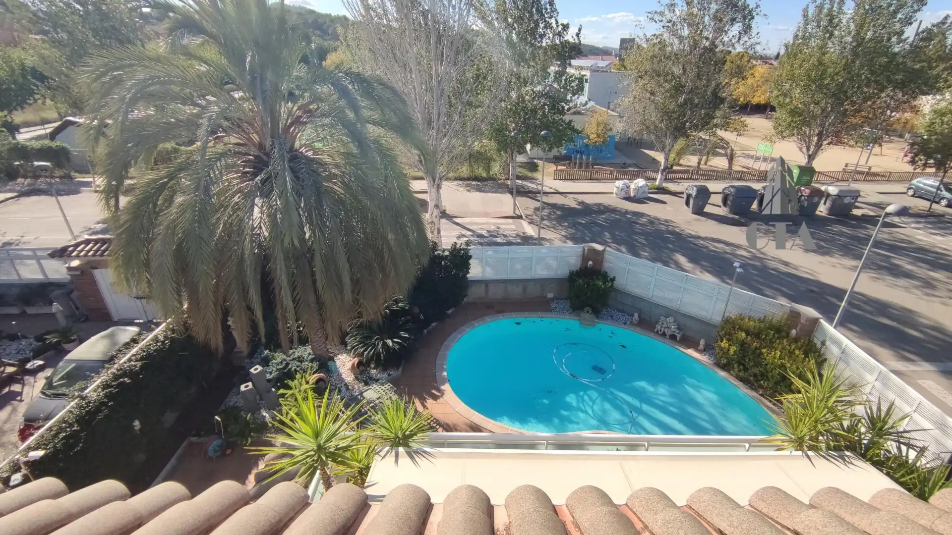 Swimming pool of Houses for sale in Sant Cugat del Vallès  with Heating, Private garden and Terrace