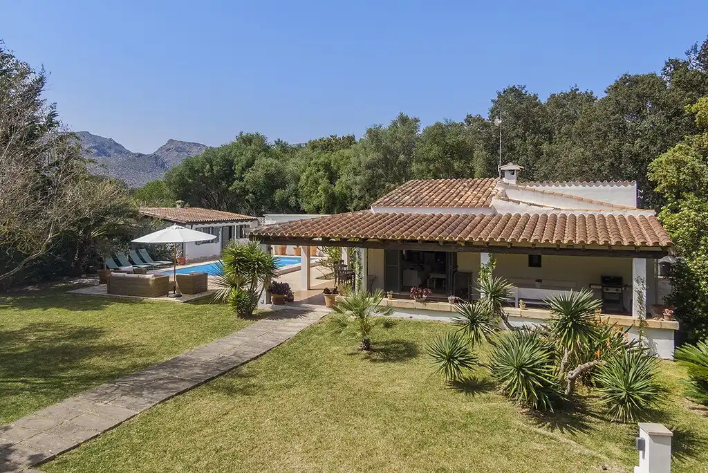 Jardí de Finca rústica en venda en Pollença amb Aire condicionat, Jardí privat i Terrassa