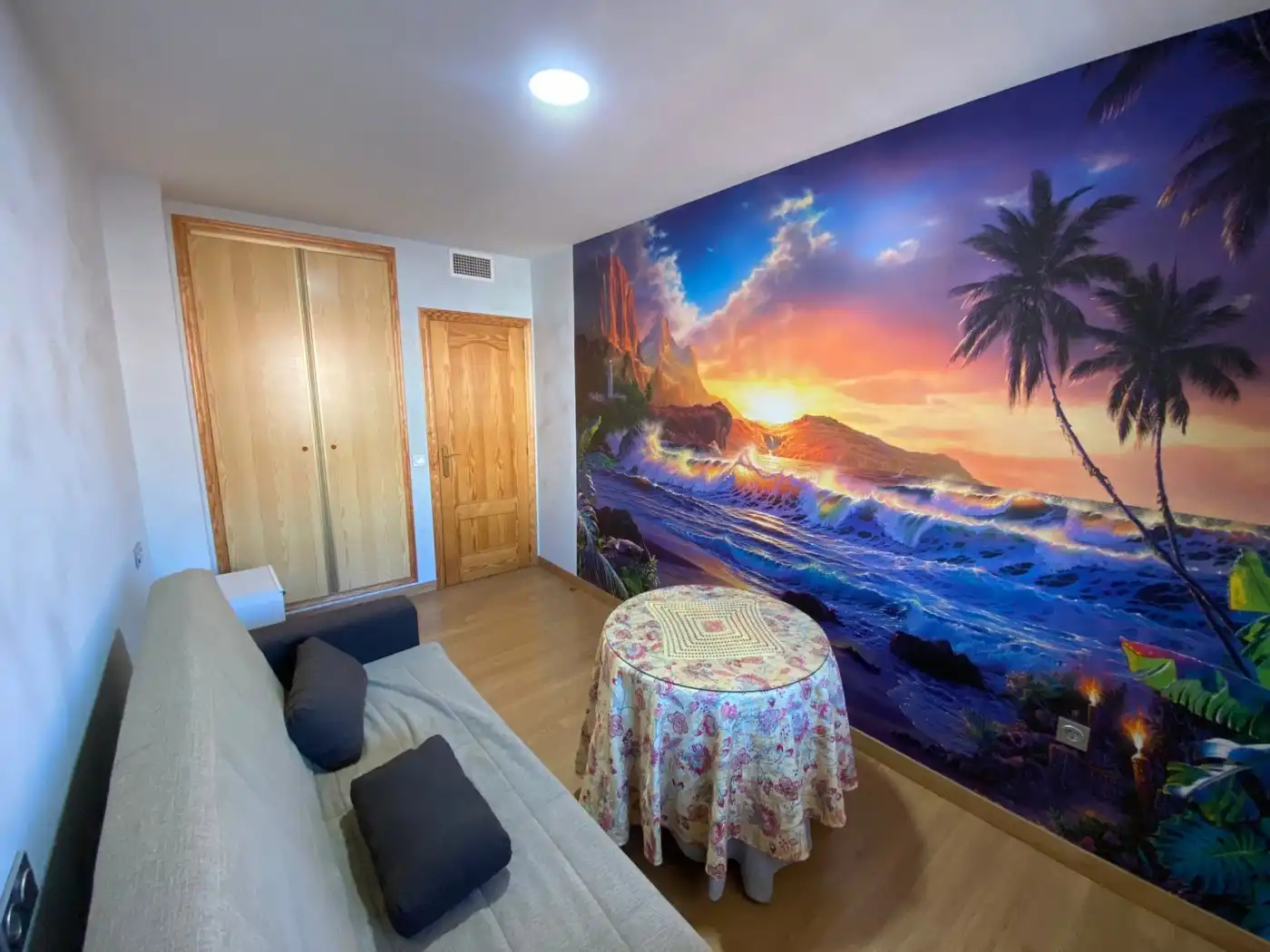 Bedroom of Flat for rent in Murcia  with Air Conditioner, Heating and Furnished