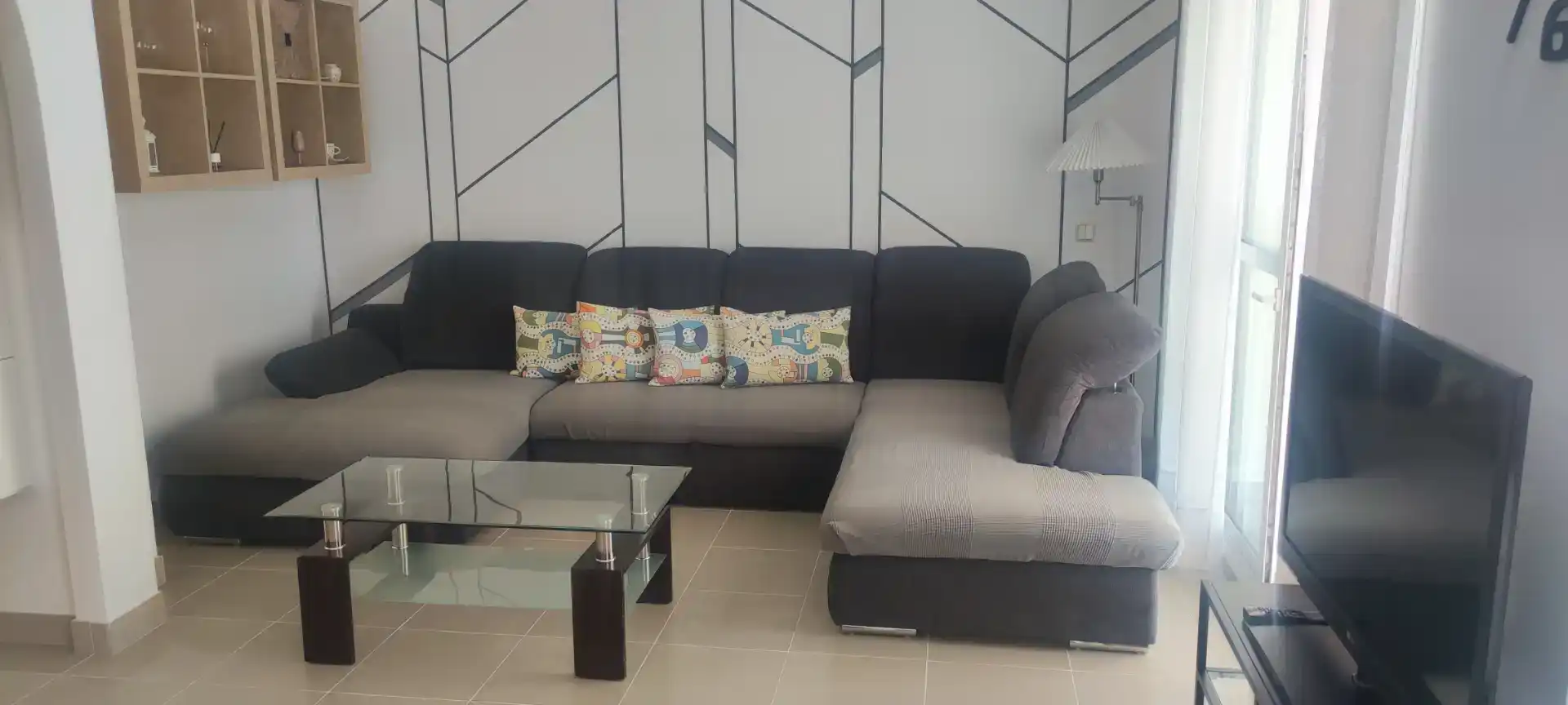 Sala d'estar de Apartament en venda en Manilva amb Balcó