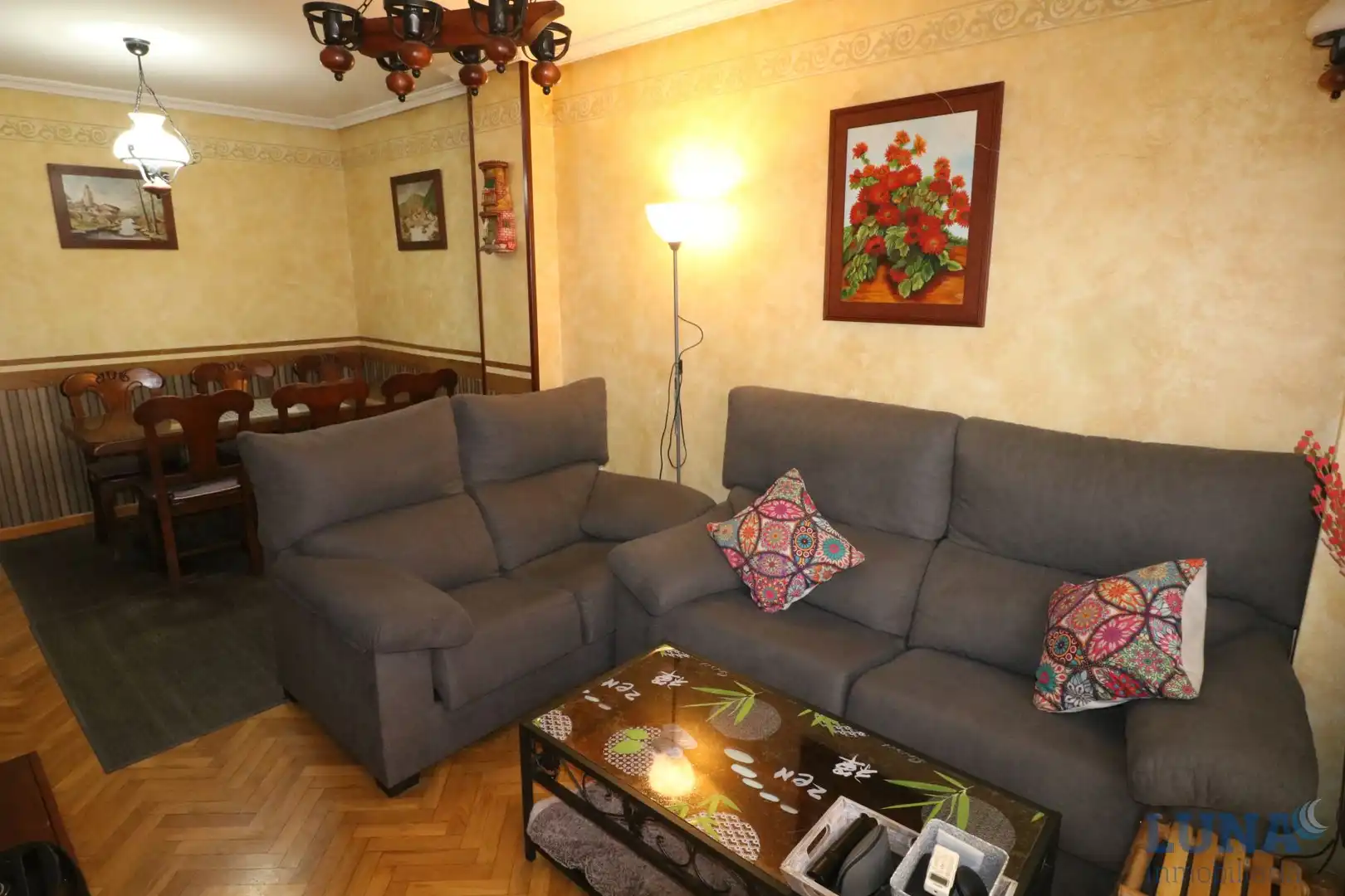 Sala de estar de Piso en venta en Getafe con Aire acondicionado, Calefacción y Parquet