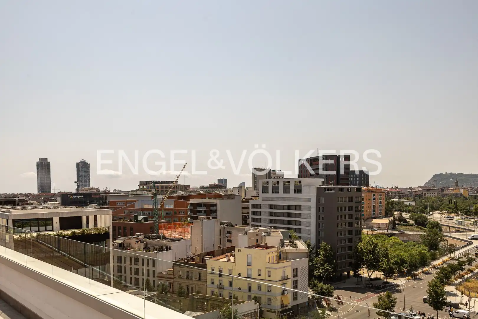 Terraza de Piso de alquiler en Barcelona con Aire acondicionado, Calefacción y Parquet