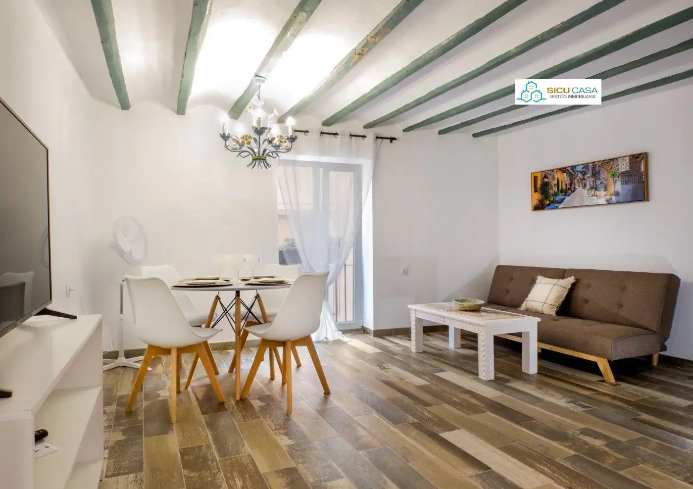 Living room of Houses for sale in Jijona / Xixona  with Air Conditioner, Terrace and Storage room