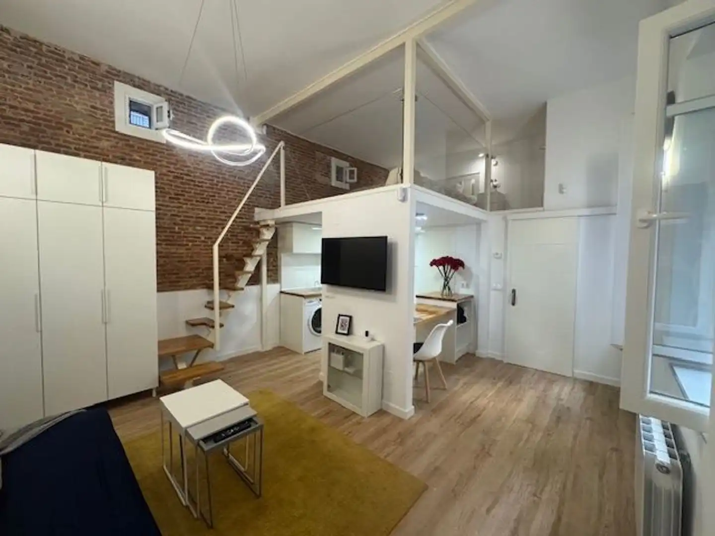 Sala de estar de Piso de alquiler en Madrid con Calefacción y Alarma
