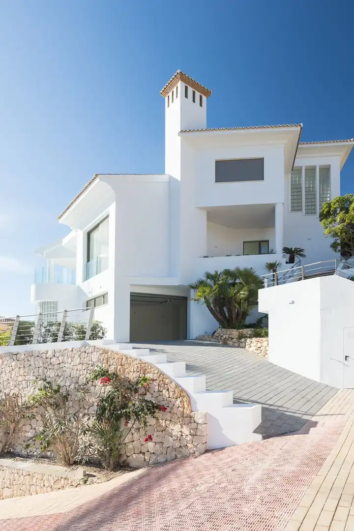 Exterior view of Houses for sale in Jávea / Xàbia  with Air Conditioner, Heating and Private garden
